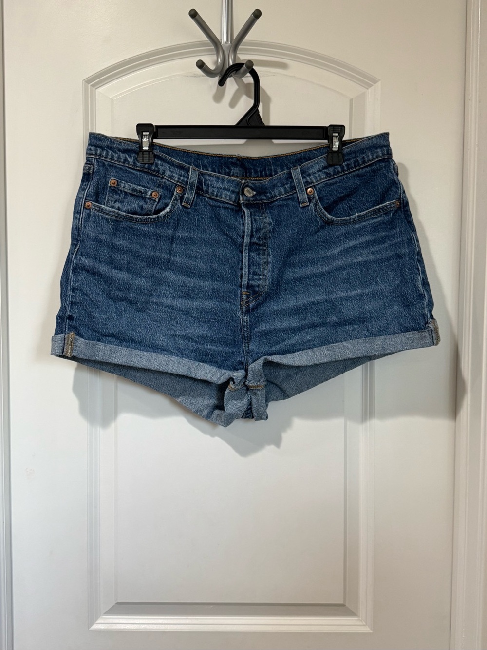 Levi's 501 Blue Denim Shorts